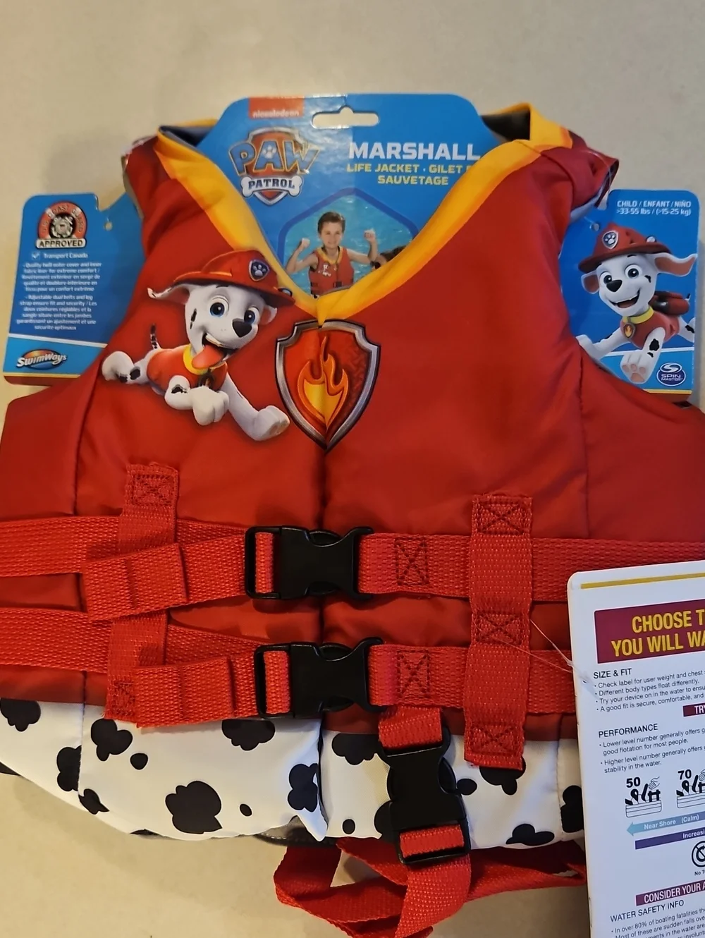 Paw Patrol Marshall Child Life Jacket